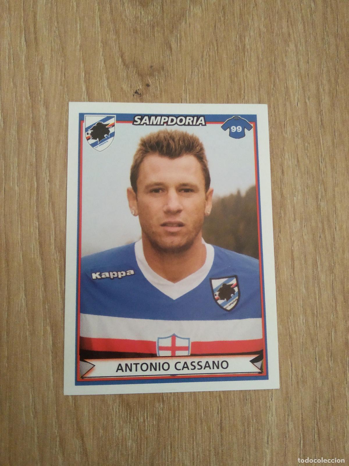 Cromos de f&uacute;tbol: 453 ANTONIO CASSANO SAMPDORIA CROMO FUTBOL PANINI LIGA ITALIA 2010-2011 CALCIATORI 10-11