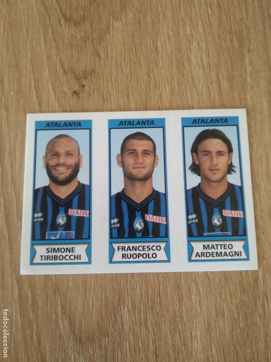 Cromos de f&uacute;tbol: 503 TIRIBOCCHI RUOPOLO ARDEMAGNI ATALANTA CROMO FUTBOL PANINI LIGA ITALIA 2010-2011 CALCIATORI 10-11