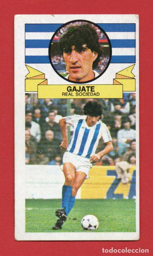 Cromos de f&uacute;tbol: ESTE 85 86 GAJATE DE LA REAL SOCIEDAD SIN PEGAR ESTE 1985 1986