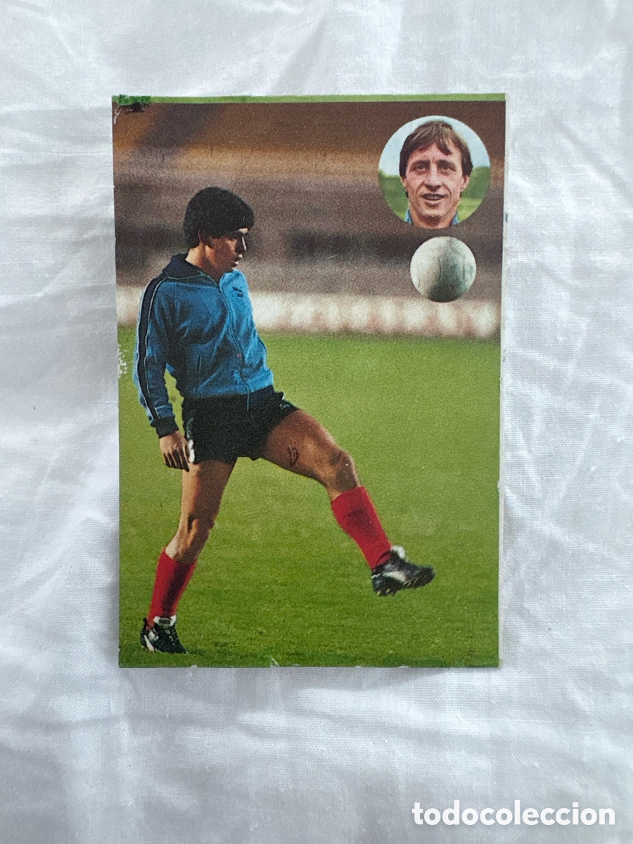 Cromos de f&uacute;tbol: CROMO 26 MARADONA ROOKIE APRENDE CRUYFF 1984 geprodesa el de las fotos