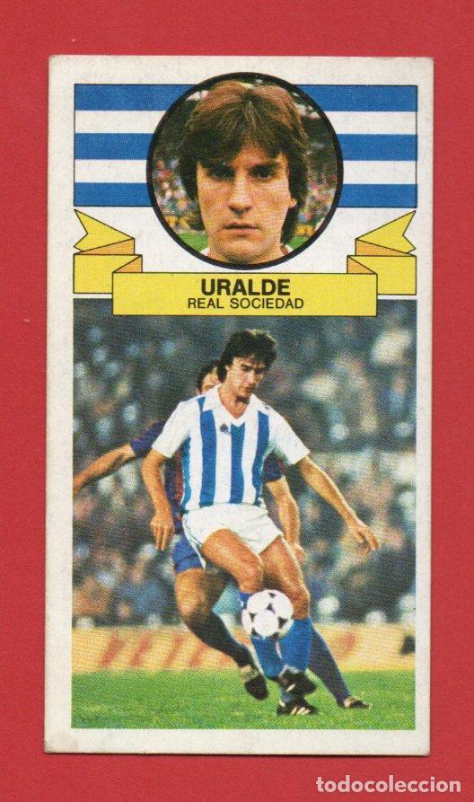 Figurine di Calcio: ESTE 85 86 URALDE DE LA REAL SOCIEDAD SIN PEGAR ESTE 1985 1986