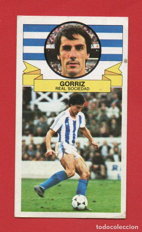 Figurine di Calcio: ESTE 85 86 GORRIZ DE LA REAL SOCIEDAD SIN PEGAR ESTE 1985 1986
