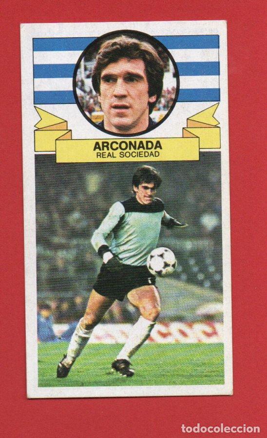 Figurine di Calcio: ESTE 85 86 ARCONADA DE LA REAL SOCIEDAD NUEVO SIN PEGAR ESTE 1985 1986