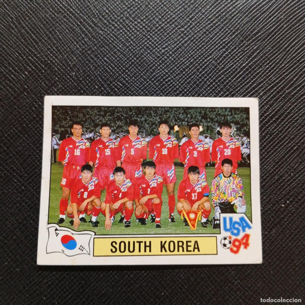 Figurine di Calcio: 219 ALINEACION SOUTH KOREA PANINI MUNDIAL USA 94 CROMO FUTBOL 94 - SIN PEGAR - A57 PG1