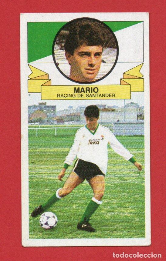 Cromos de f&uacute;tbol: ESTE 85 86 MARIO DEL RACING DE SANTANDER SIN PEGAR ESTE 1985 1986