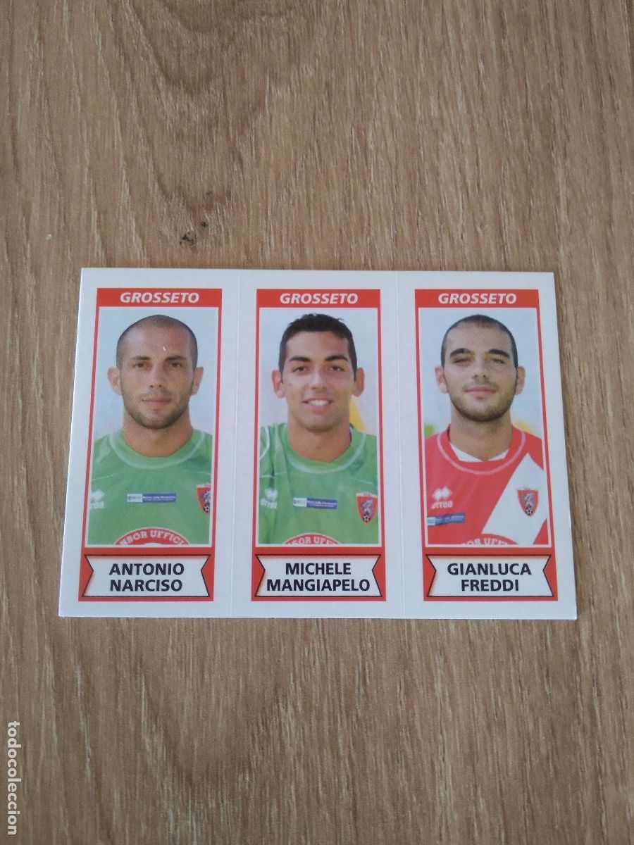 Cromos de f&uacute;tbol: 535 NARCISO MANGIAPELO FREDDI GROSSETO CROMO FUTBOL PANINI LIGA ITALIA 2010-2011 CALCIATORI 10-11