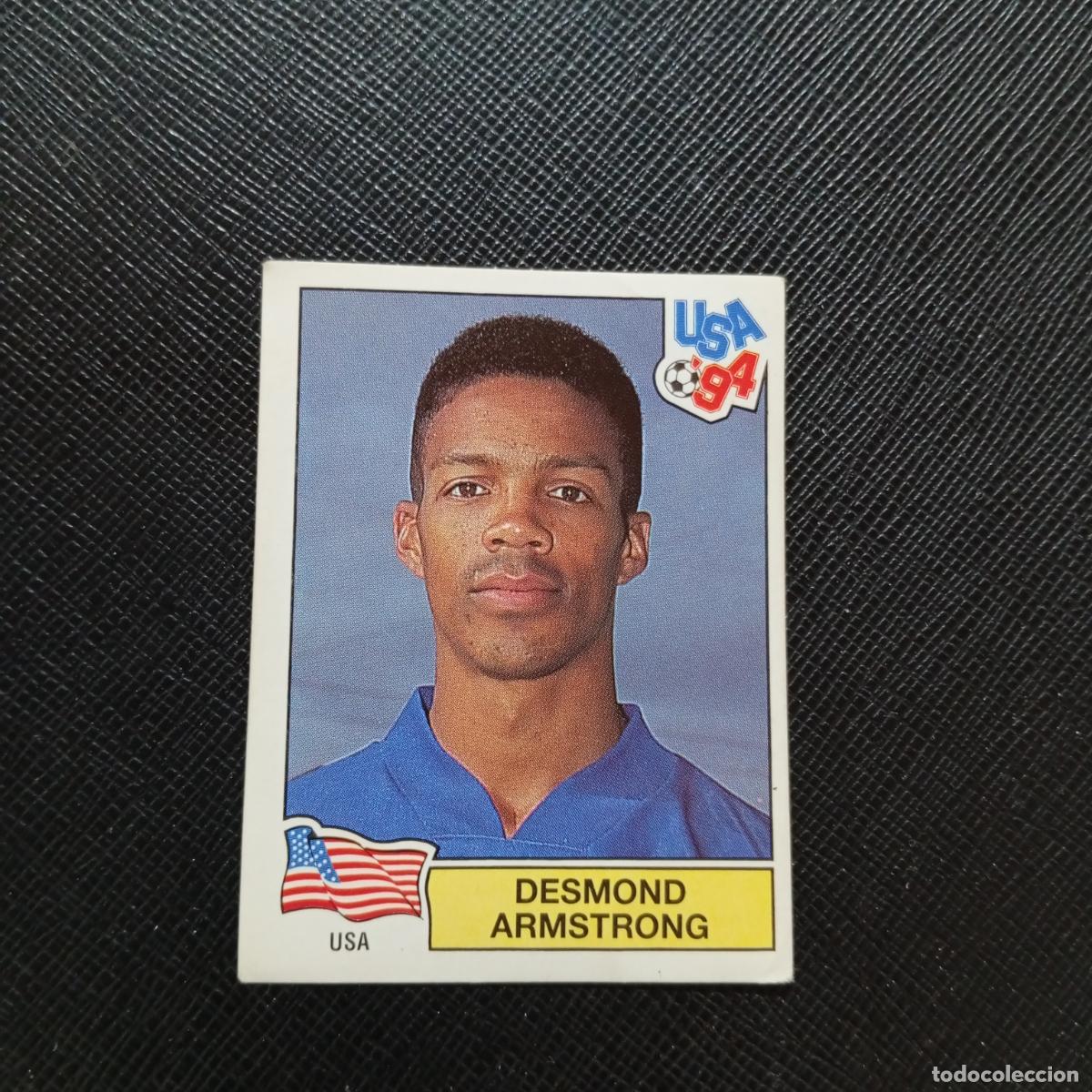 Cromos de f&uacute;tbol: 19 DESMOND ARMSTRONG USA PANINI MUNDIAL USA 94 CROMO FUTBOL 94 - SIN PEGAR - A57 PG10