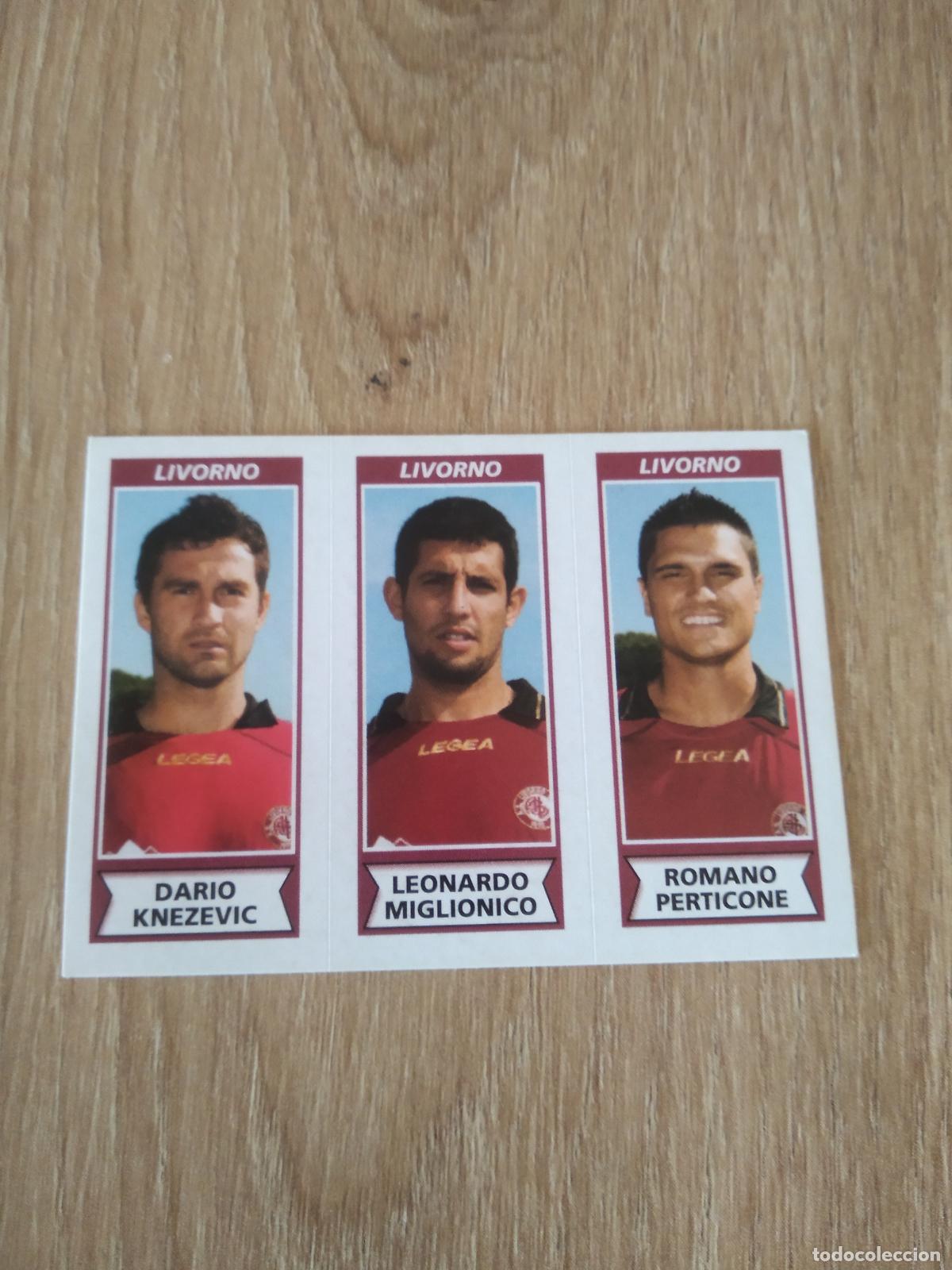 Cromos de f&uacute;tbol: 544 KNEZEVIC MIGLIONICO PERTICONE LIVORNO CROMO FUTBOL PANINI LIGA ITALIA 2010-2011 CALCIATORI 10-11