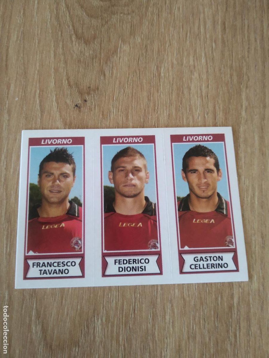 Cromos de f&uacute;tbol: 548 TAVANO DIONISI CELLERINO LIVORNO CROMO FUTBOL PANINI LIGA ITALIA 2010-2011 CALCIATORI 10-11