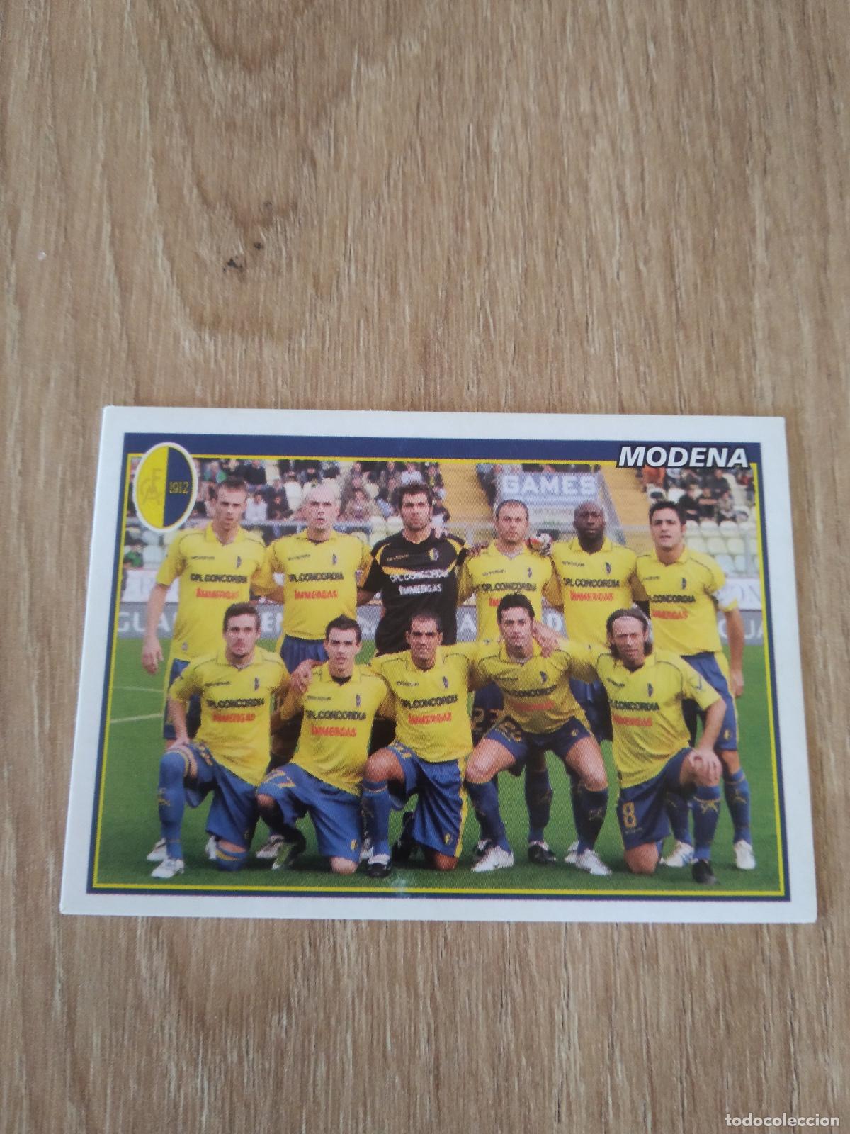 Cromos de f&uacute;tbol: 549 EQUIPO PLANTILLA MODENA CROMO FUTBOL PANINI LIGA ITALIA 2010-2011 CALCIATORI 10-11