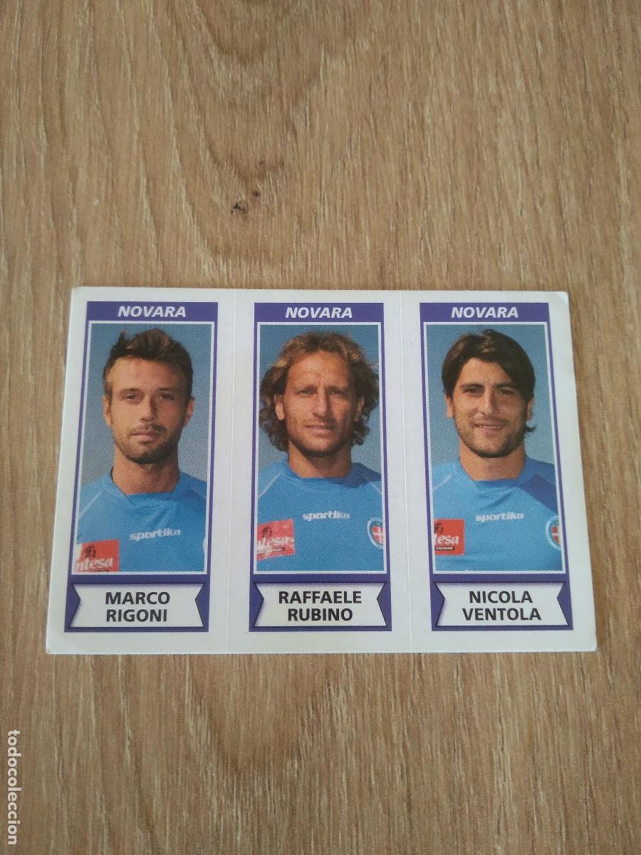 Fu&szlig;ball-Sticker: 562 RIGONI RUBINO VENTOLA NOVARA CROMO FUTBOL PANINI LIGA ITALIA 2010-2011 CALCIATORI 10-11