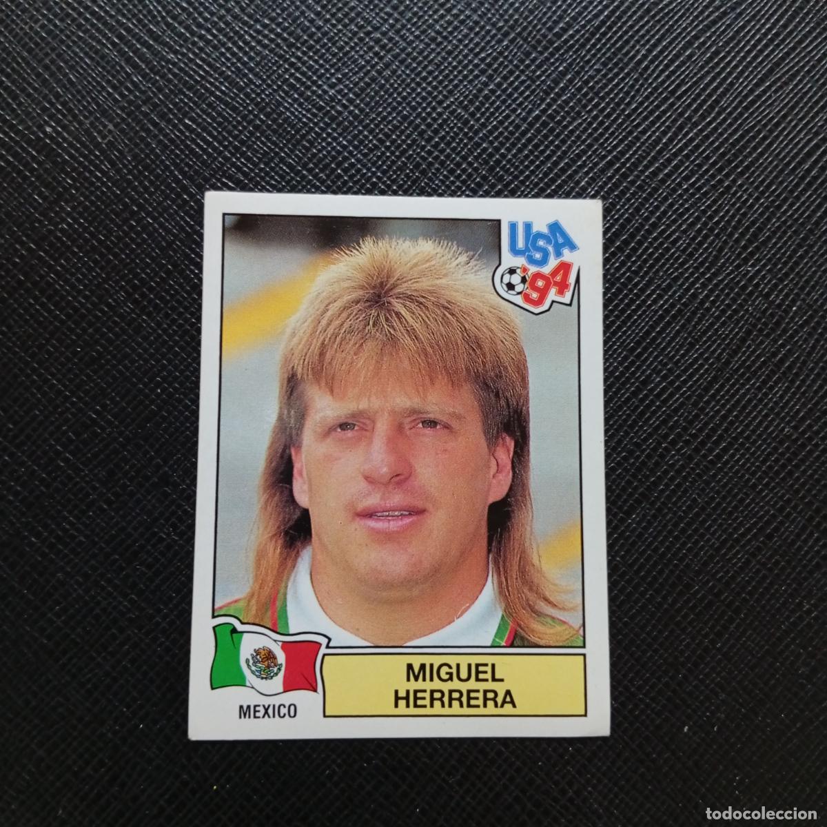 Cromos de Futebol: 364 MIGUEL HERRERA MEXICO PANINI MUNDIAL USA 94 CROMO FUTBOL 94 - SIN PEGAR - A57 PG37