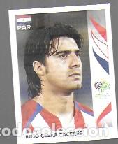 Cartes &agrave; collectionner de Football: FIFA WORLD CUP Germany 2006. Panini n&ordm; 115. Julio Cesar Caceres. Paraguay.