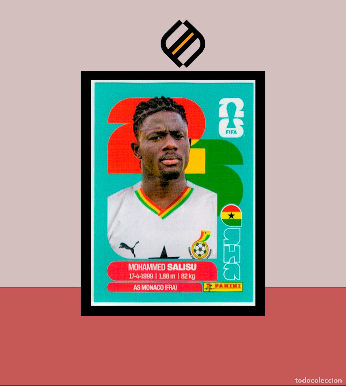 Cromos de f&uacute;tbol: PANINI FIFA CLUB WORLD CUP 2026 26 GHA 4 MOHAMMED SALISU GHANA STICKER MUNDIAL MEX CAN USA LIGA