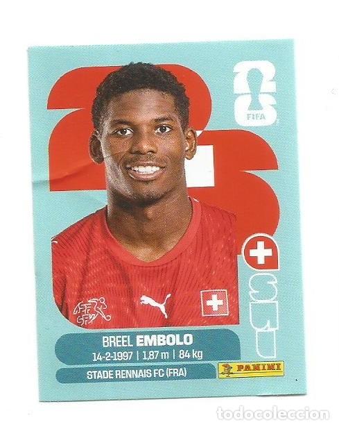 Cromos de f&uacute;tbol: MUNDIAL FIFA CUP 2026 - PANINI - STICKER - SUIZA - BREEL EMBOLO - SUI 17
