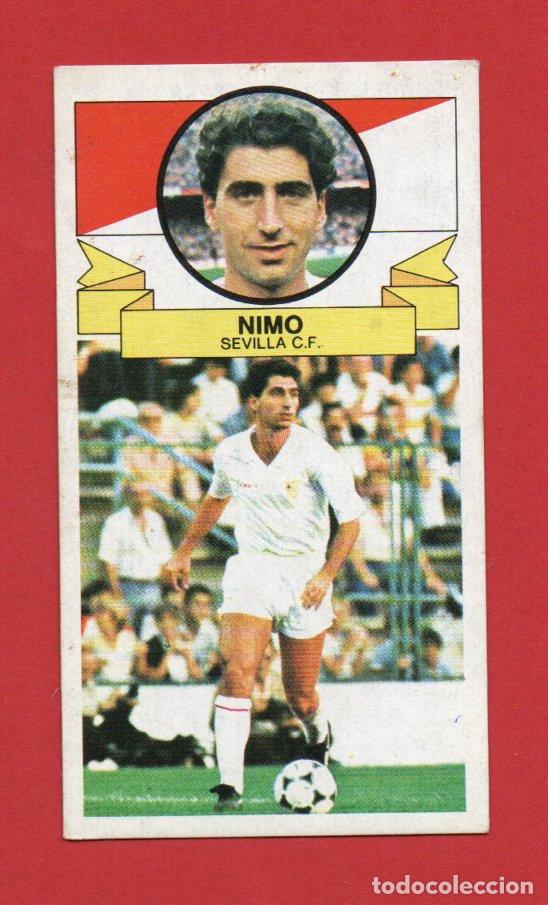 Cromos de f&uacute;tbol: ESTE 85 86 NIMO DEL SEVILLA CF SIN PEGAR ESTE 1985 1986