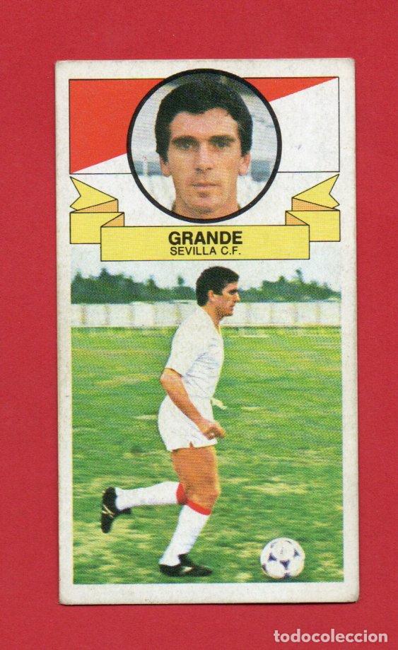 Cromos de f&uacute;tbol: ESTE 85 86 GRANDE DEL SEVILLA CF SIN PEGAR ESTE 1985 1986