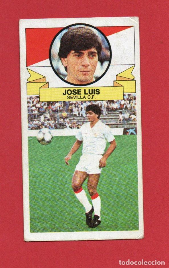 Cromos de f&uacute;tbol: ESTE 85 86 JOSE LUIS DEL SEVILLA CF SIN PEGAR ESTE 1985 1986
