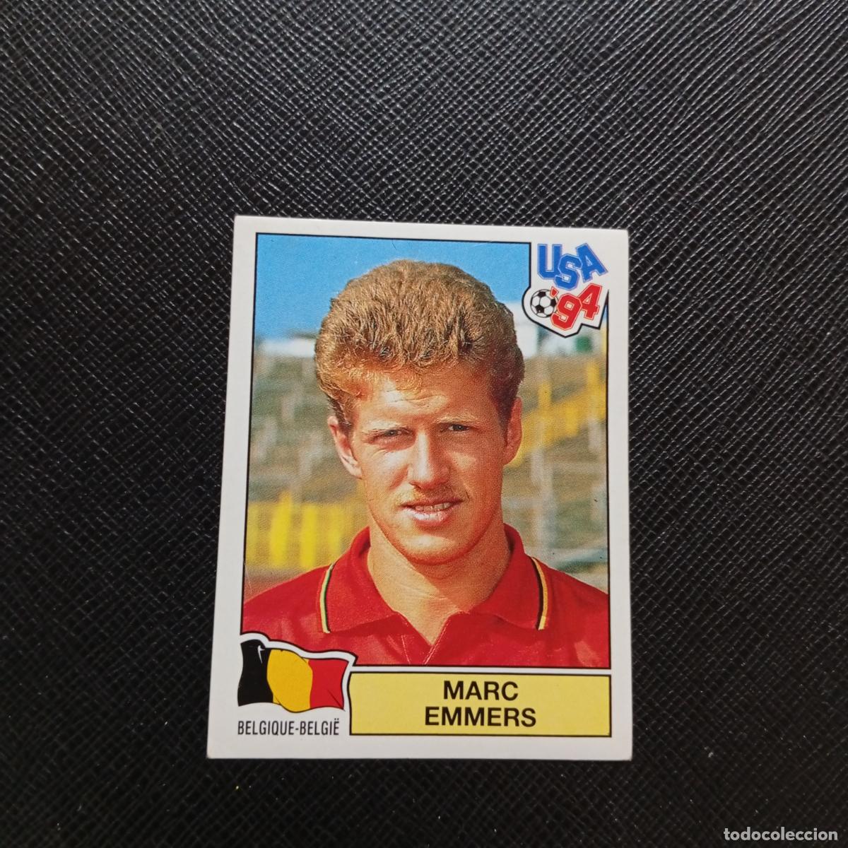 Cromos de f&uacute;tbol: 389 MARC EMMERS BELGICA PANINI MUNDIAL USA 94 CROMO FUTBOL 94 - SIN PEGAR - A57 PG64
