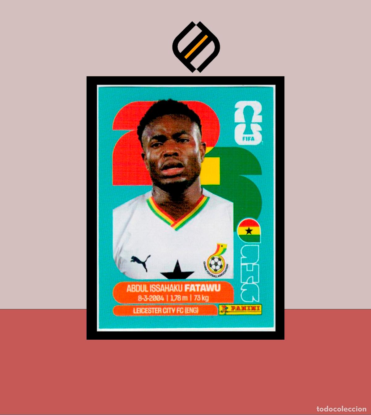 Cromos de f&uacute;tbol: PANINI FIFA CLUB WORLD CUP 2026 26 GHA 9 ABDUL ISSAHAKU FATAWU GHANA STICKER MUNDIAL MEX CAN USA