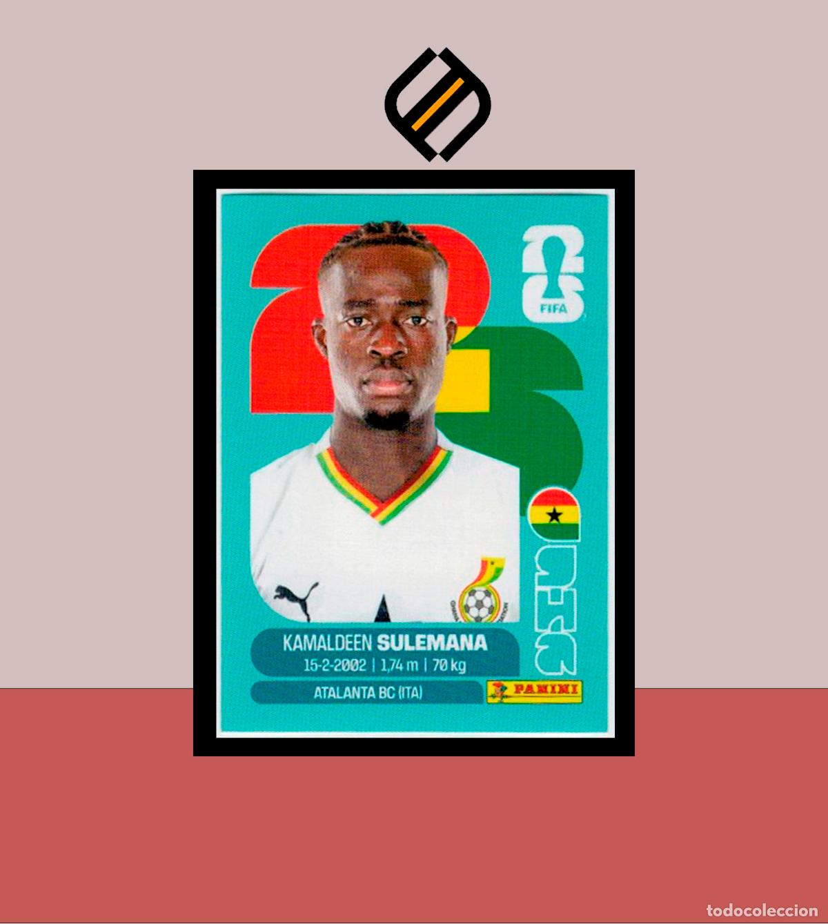 Cromos de f&uacute;tbol: PANINI FIFA CLUB WORLD CUP 2026 26 GHA 12 KAMALDEEN SULEMANA GHANA STICKER MUNDIAL MEX CAN USA LIGA