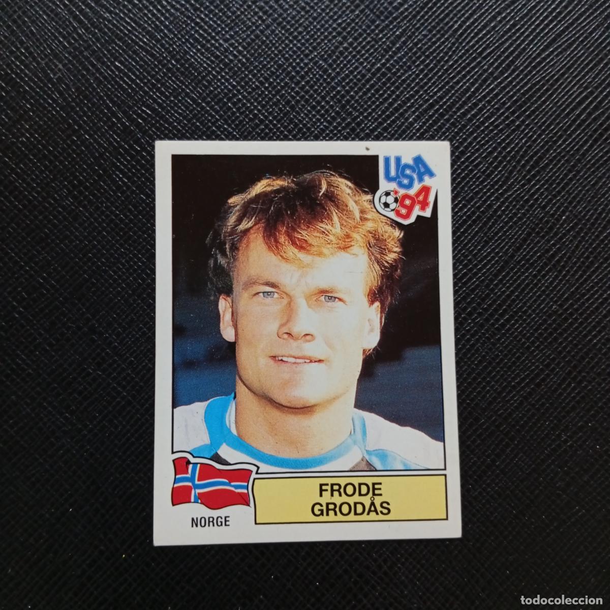 Cromos de f&uacute;tbol: 358 FRODE GRODAS NORUEGA PANINI MUNDIAL USA 94 CROMO FUTBOL 94 - SIN PEGAR - A57 PG73