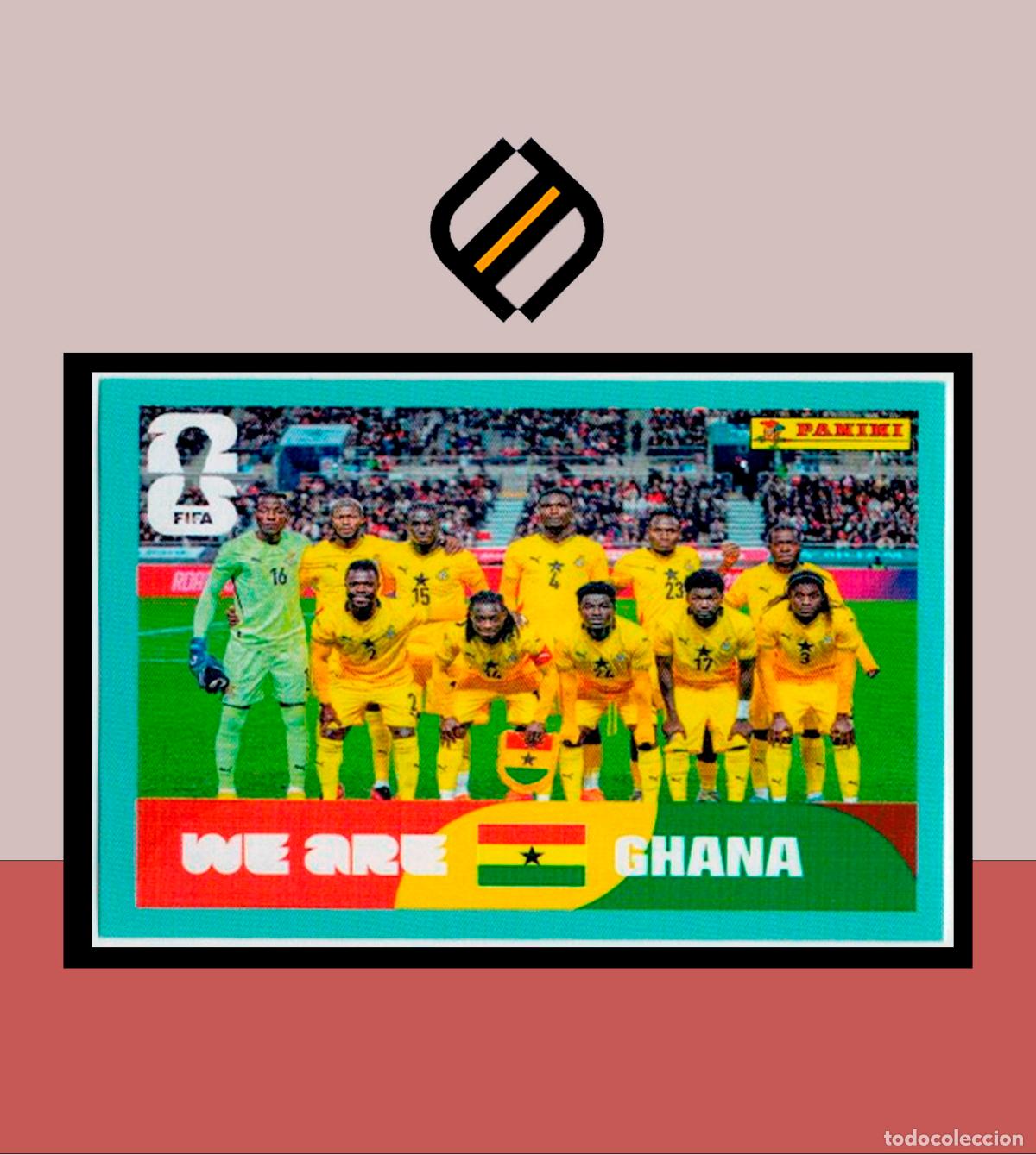 Cromos de f&uacute;tbol: PANINI FIFA CLUB WORLD CUP 2026 26 GHA 13 ALINEACI&Oacute;N GHANA STICKER MUNDIAL MEX CAN USA LIGA