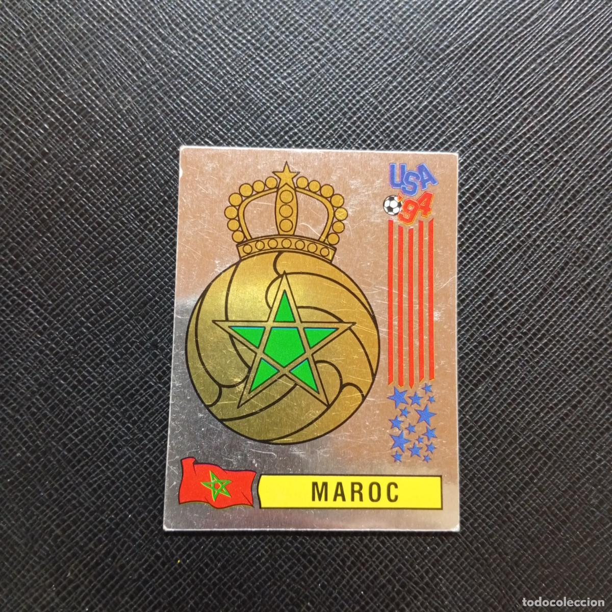 Cromos de f&uacute;tbol: 401 ESCUDO MARRUECOS PANINI MUNDIAL USA 94 CROMO FUTBOL 94 - SIN PEGAR - A57 PG73 B
