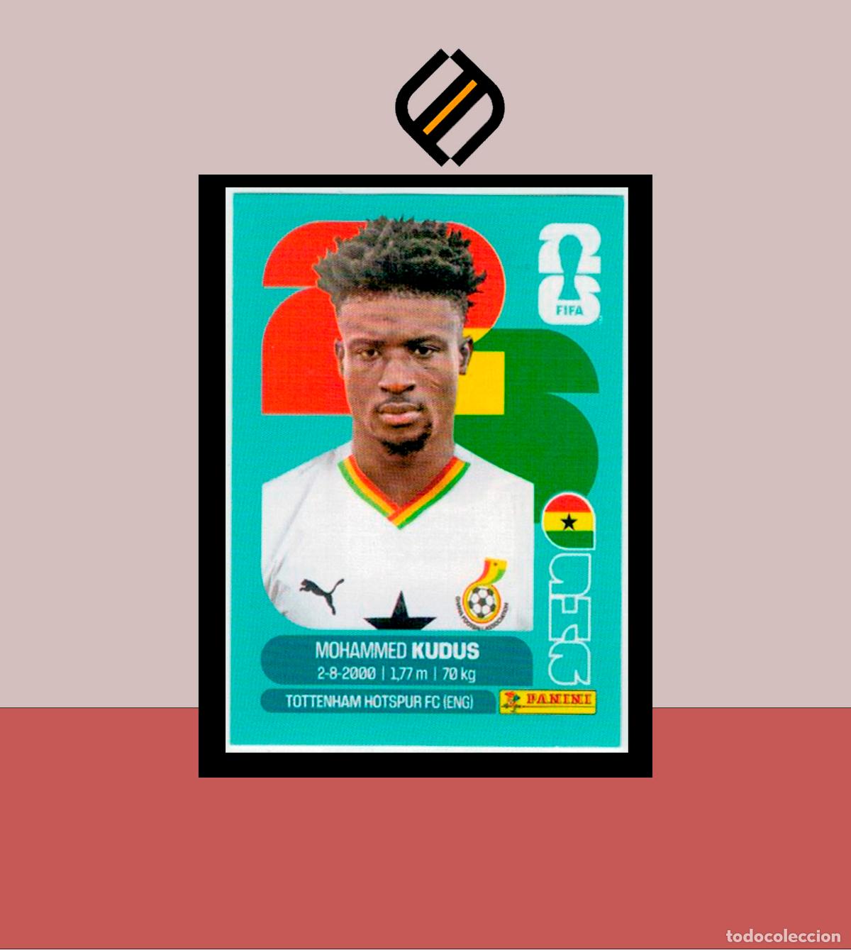 Cromos de f&uacute;tbol: PANINI FIFA CLUB WORLD CUP 2026 26 GHA 14 MOHAMMED KUDUS GHANA STICKER MUNDIAL MEX CAN USA LIGA