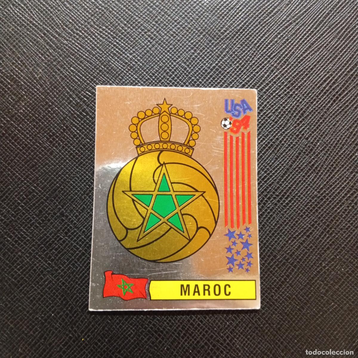 Cromos de f&uacute;tbol: 401 ESCUDO MARRUECOS PANINI MUNDIAL USA 94 CROMO FUTBOL 94 - SIN PEGAR - A57 PG82