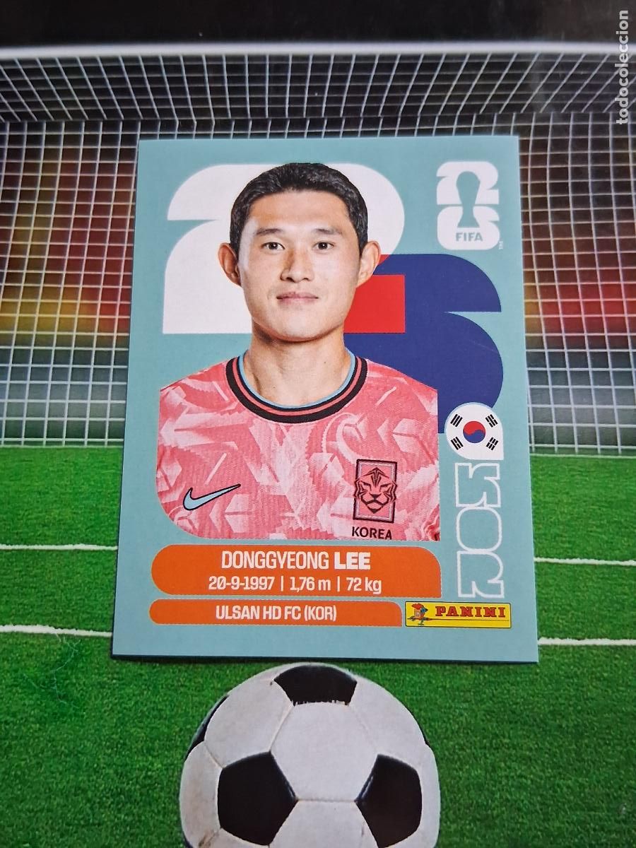 Cromos de f&uacute;tbol: KOR 16 DONGGYEONG LEE KOREA CROMO STICKERS FUTBOL MUNDIAL FIFA 2026 MEXICO EEUU CANADA PANINI