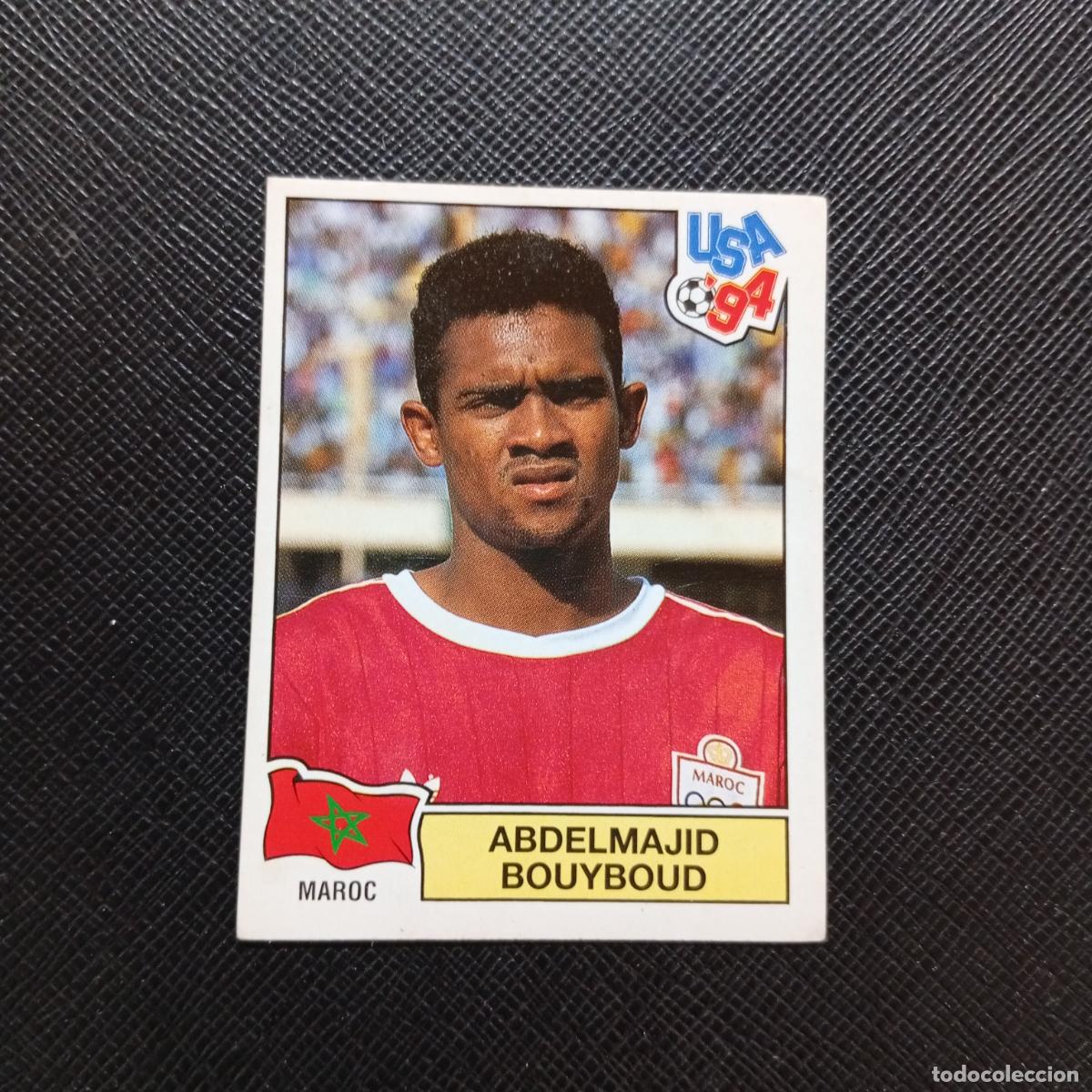 Cromos de f&uacute;tbol: 411 BOUYBOUD MARRUECOS PANINI MUNDIAL USA 94 CROMO FUTBOL 94 - SIN PEGAR - A57 PG73