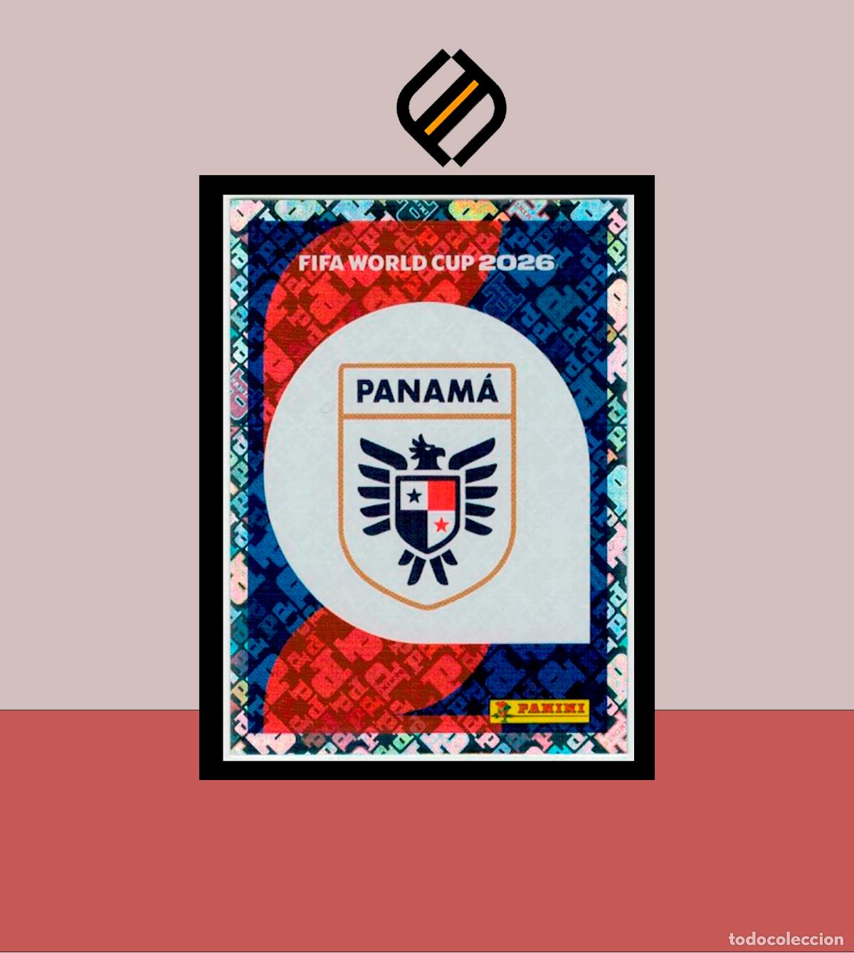 Cromos de f&uacute;tbol: PANINI FIFA CLUB WORLD CUP 2026 26 PAN 1 ESCUDO PANAM&Aacute; STICKER MUNDIAL MEX CAN USA LIGA