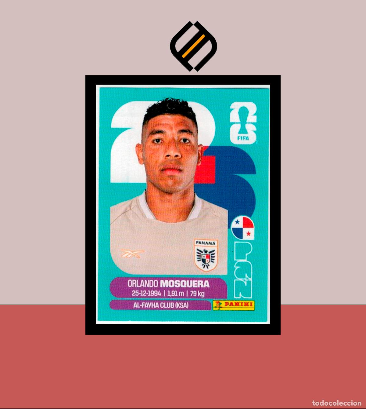 Cromos de f&uacute;tbol: PANINI FIFA CLUB WORLD CUP 2026 26 PAN 2 ORLANDO MOSQUERA PANAM&Aacute; STICKER MUNDIAL MEX CAN USA LIGA