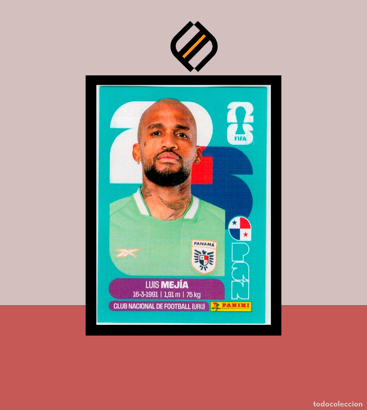 Cromos de f&uacute;tbol: PANINI FIFA CLUB WORLD CUP 2026 26 PAN 3 LUIS MEJ&Iacute;A PANAM&Aacute; STICKER MUNDIAL MEX CAN USA LIGA