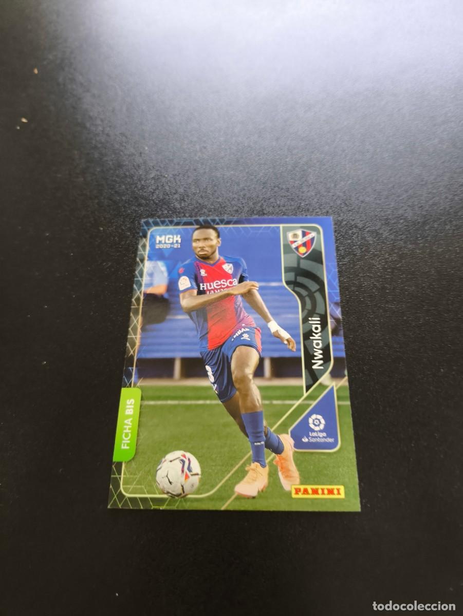 Cromos de f&uacute;tbol: 196 BIS Nwakali HUESCA PANINI LIGA MEGACRACKS MGK 2020 2021 20 21 NO ESTE ADRENALYN