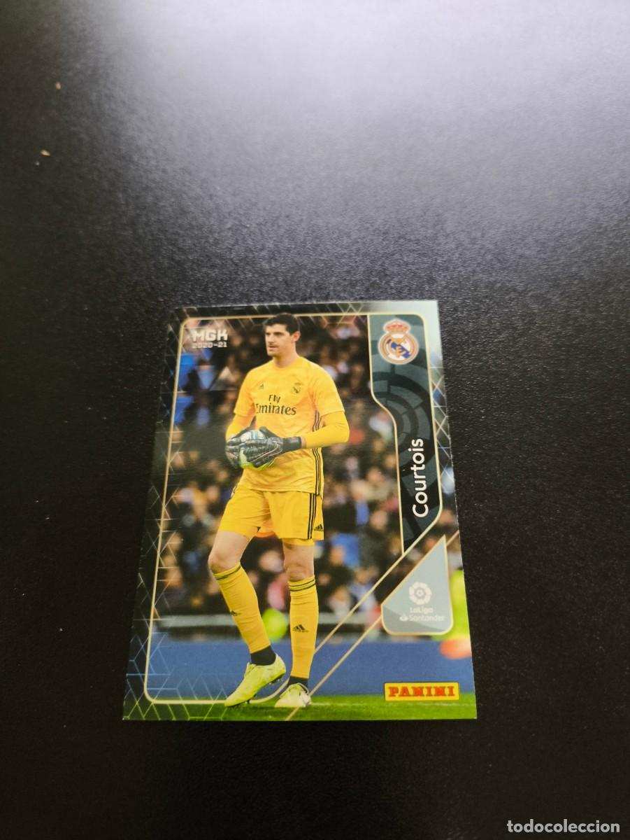 Cromos de f&uacute;tbol: 218 Thibaut Courtois REAL MADRID PANINI LIGA MEGACRACKS MGK 2020 2021 20 21 NO ESTE ADRENALYN