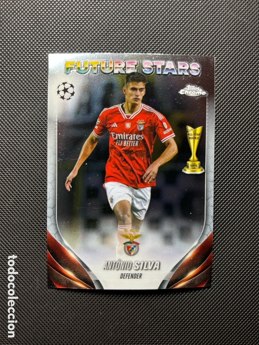 Cromos de f&uacute;tbol: ANT&Oacute;NIO SILVA BENFICA TOPPS CHROME 2023