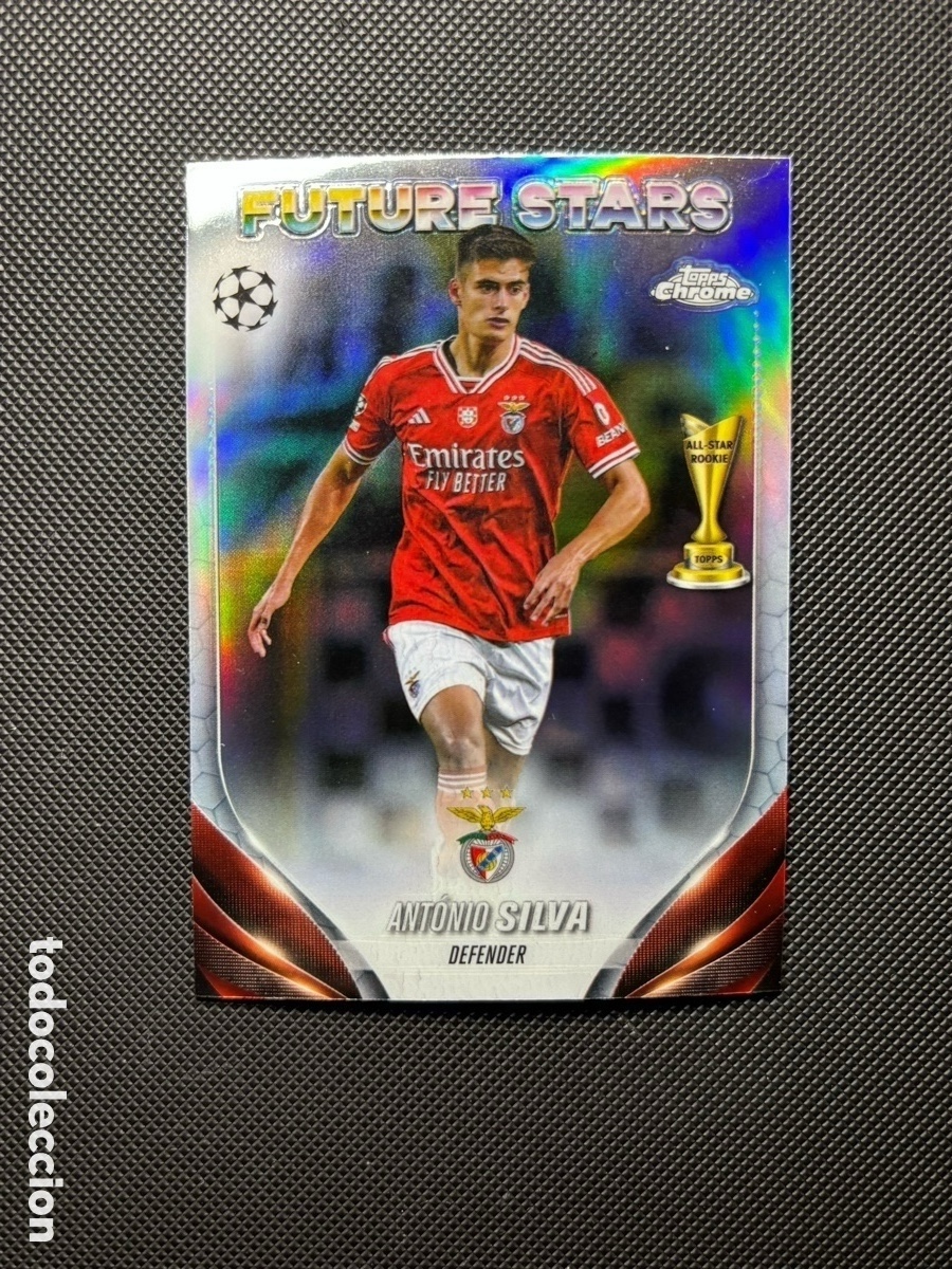 Cromos de f&uacute;tbol: ANT&Oacute;NIO SILVA BENFICA FUTURE Stars TOPPS REFRACTOR