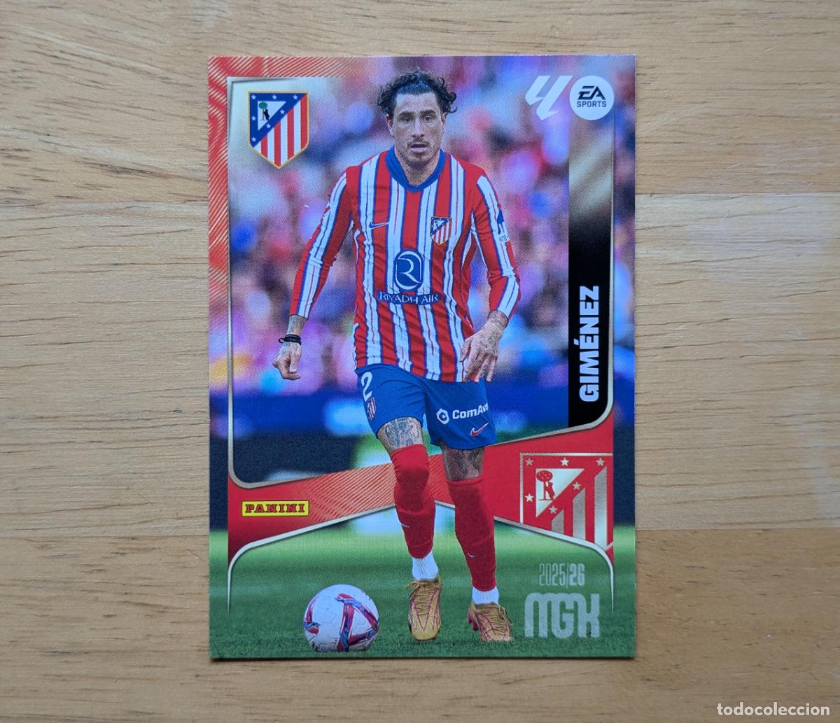 Cartes &agrave; collectionner de Football: MEGACRACKS 2025-2026 - GIM&Eacute;NEZ - ATLETICO DE MADRID - N&ordm; 59