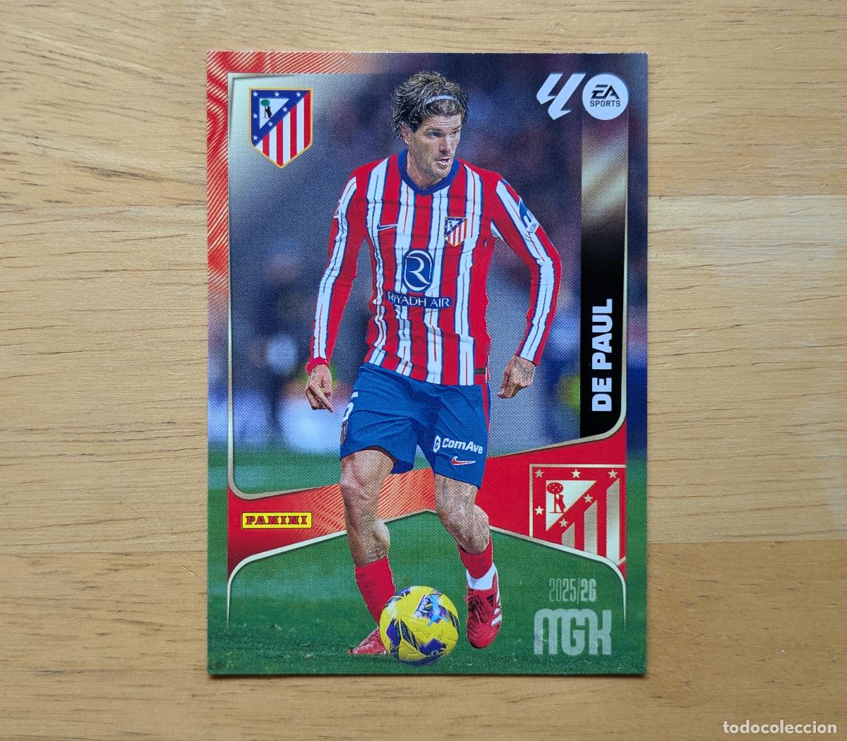 Cromos de f&uacute;tbol: MEGACRACKS 2025-2026 - DE PAUL - ATLETICO DE MADRID - N&ordm; 64
