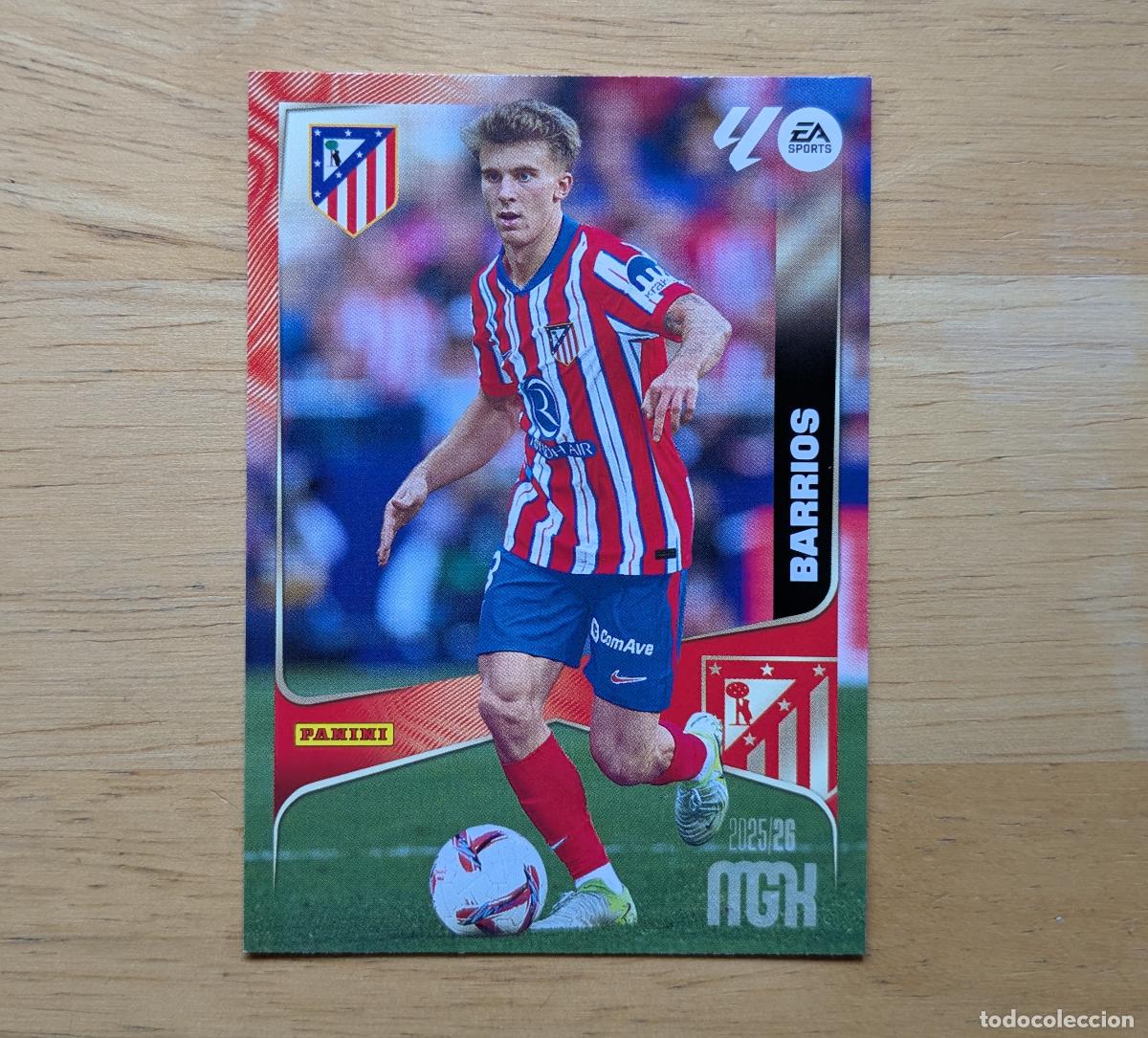 Cromos de f&uacute;tbol: MEGACRACKS 2025-2026 - BARRIOS - ATLETICO DE MADRID - N&ordm; 65