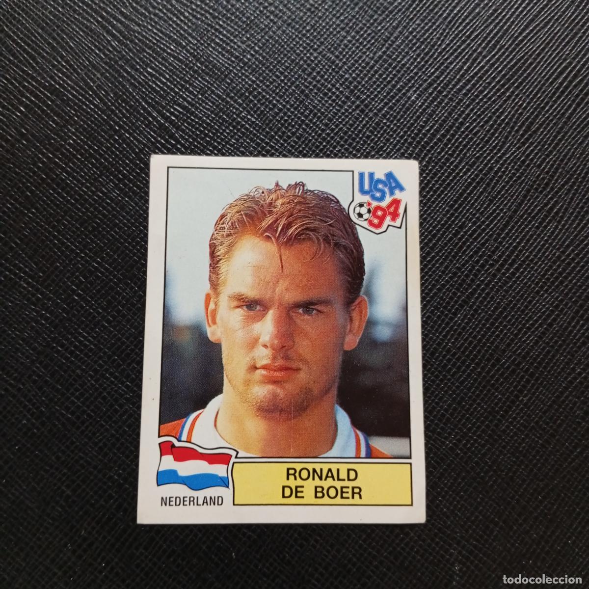 Cromos de f&uacute;tbol: 432 RONALD DE BOER HOLANDA PANINI MUNDIAL USA 94 CROMO FUTBOL 94 - SIN PEGAR - A57 PG91