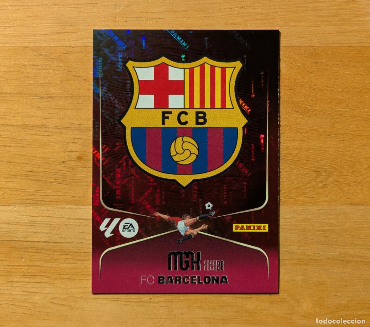 Cromos de f&uacute;tbol: MEGACRACKS 2025-2026 - ESCUDO - FC BARCELONA - N&ordm; 73