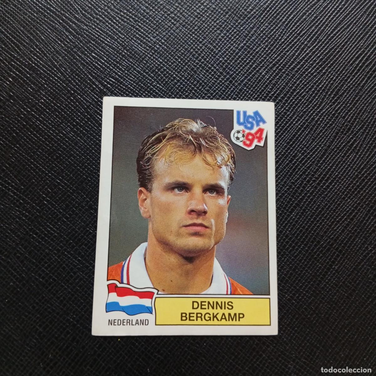 Cromos de f&uacute;tbol: 431 DENNIS BERGKAMP HOLANDA PANINI MUNDIAL USA 94 CROMO FUTBOL 94 - SIN PEGAR - A57 PG91