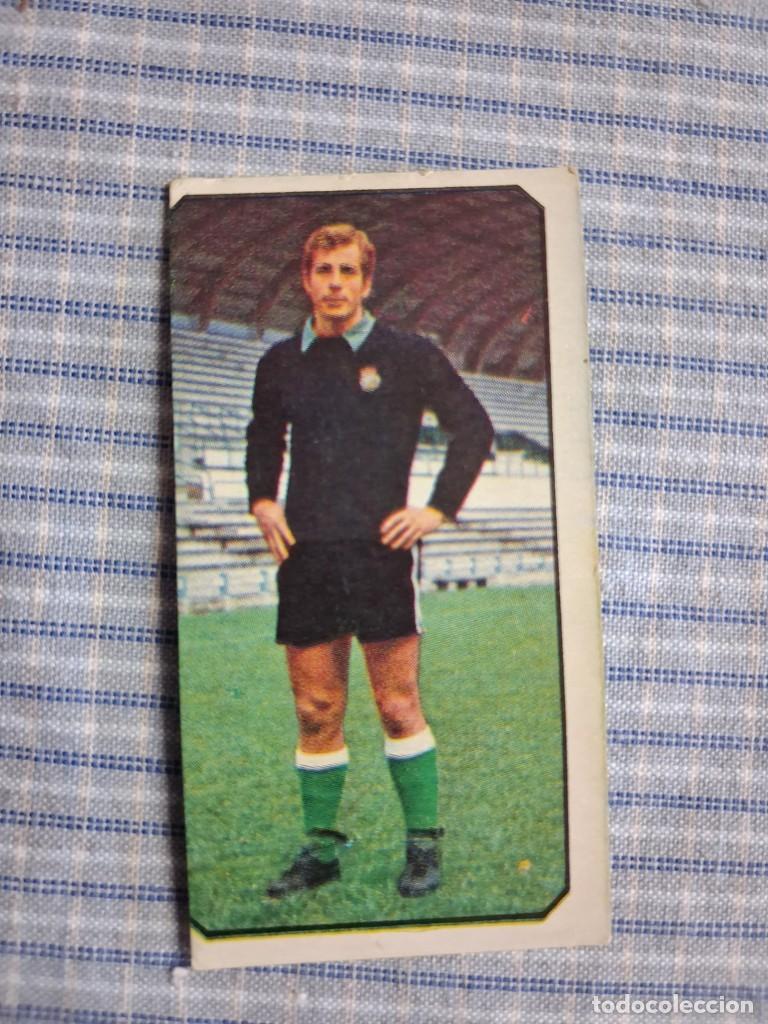 Cromos de f&uacute;tbol: Cromo Liga 1977 1978. Ediciones Este. Monchi. Racing de Santander. Sin uso. Ver imagen.