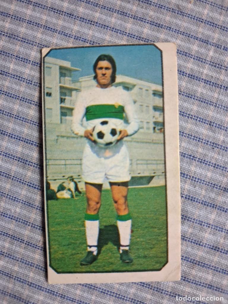 Cromos de f&uacute;tbol: Cromo Liga 1977 1978. Ediciones Este. Montero. Elche C.F. Sin uso. Ver imagen