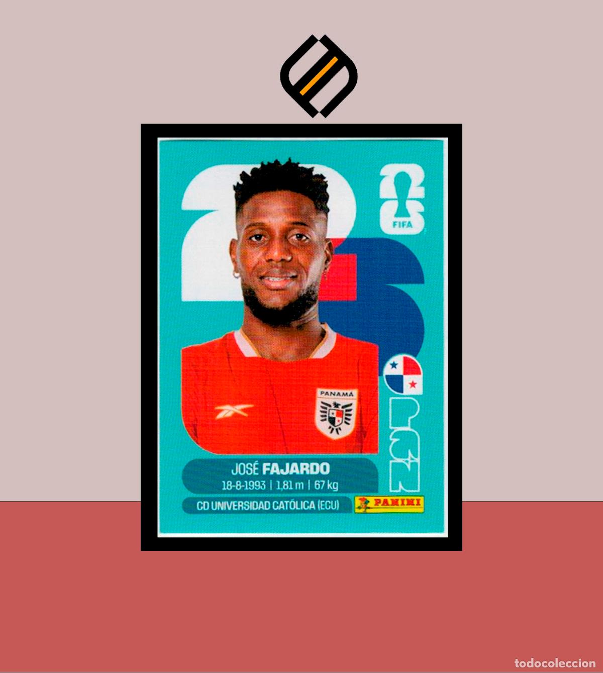 Cromos de f&uacute;tbol: PANINI FIFA CLUB WORLD CUP 2026 26 PAN 17 JOS&Eacute; FAJARDO PANAM&Aacute; STICKER MUNDIAL MEX CAN USA LIGA