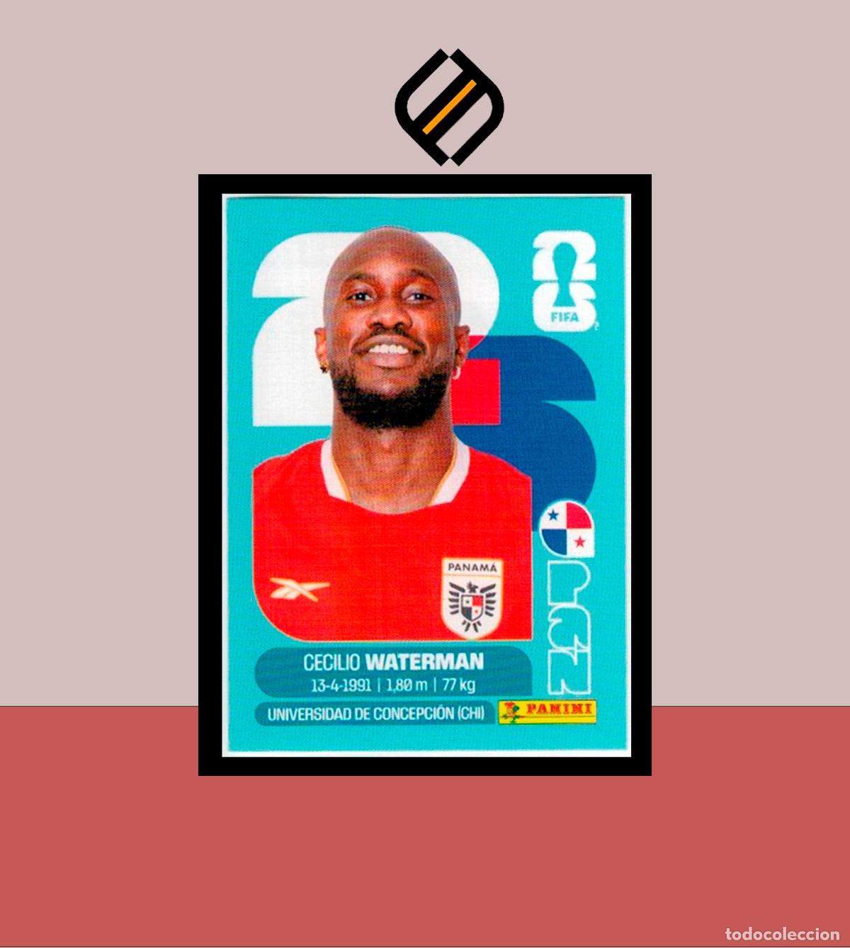 Cromos de f&uacute;tbol: PANINI FIFA CLUB WORLD CUP 2026 26 PAN 18 CECILIO WATERMAN PANAM&Aacute; STICKER MUNDIAL MEX CAN USA LIGA