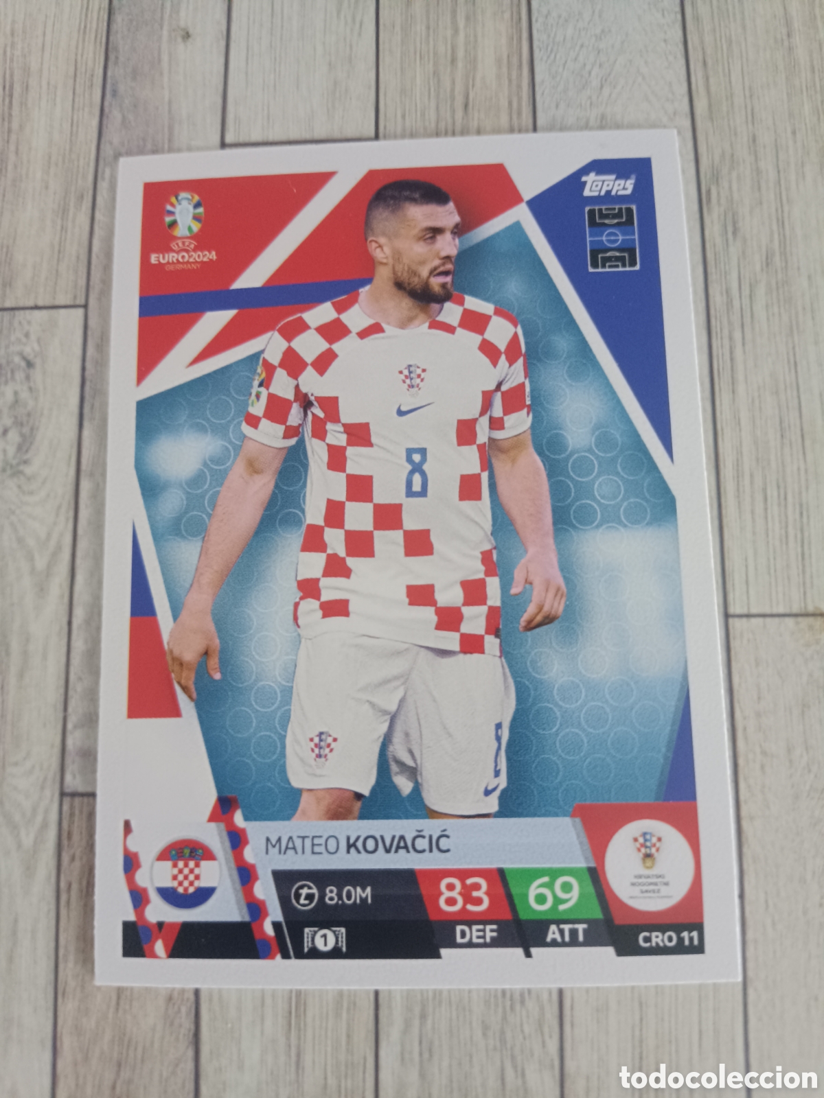 Cromos de f&uacute;tbol: CRO 11 MATEO KOVACIC CROACIA CRO11 EURO MATCH ATTAX 2024 EUROCOPA 24 GERMANY TOPPS